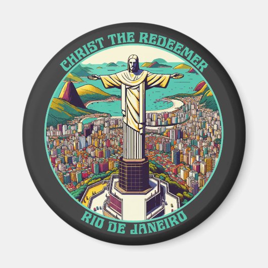 Christus der Erlöser, Rio de Janeiro Magnet (Vorne)