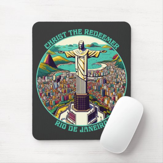 Christus der Erlöser, Rio de Janeiro Mousepad (Mit Mouse)