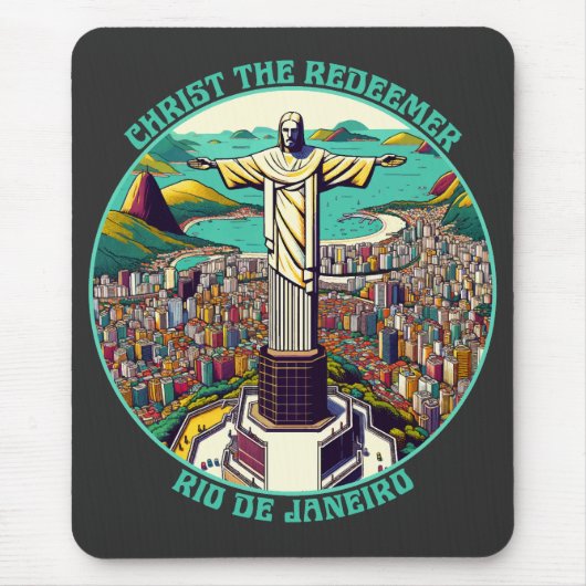 Christus der Erlöser, Rio de Janeiro Mousepad (Vorne)