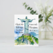 Christus der Erlöser: Wächter der Skyline von Rio Postkarte (Stehend Vorderseite)