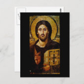 Christus der Erretter Postkarte (Vorne/Hinten)