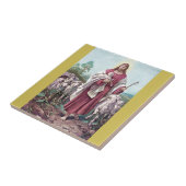 Christus Der gute Hirte Bernard Plockhorst 1878 Fliese (Seite)