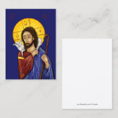 Christus der gute Hirte Icon Karten (extra klein) (Vorne/Hinten)