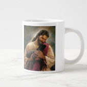 Christus der gute Hirte Jumbo-Tasse (Rechts)