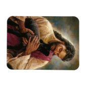Christus der gute Hirte Magnet (Horizontal)