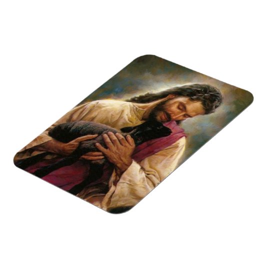 Christus der gute Hirte Magnet (Linke Seite)