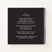 Christus Der gute Hirte Psalm 23 Notizblock (Rückseite)