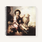 Christus Der gute Hirte Psalm 23 Notizblock (Vorderseite)