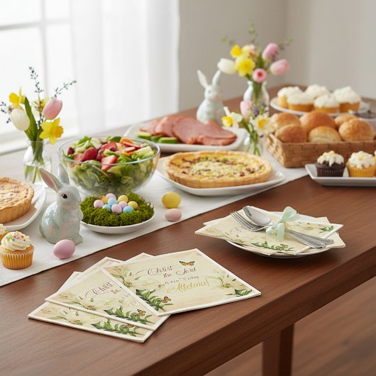 Christus, der Herr ist heute ris Serviette