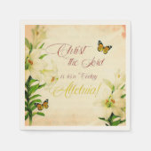 Christus, der Herr ist heute ris Serviette (Vorderseite)