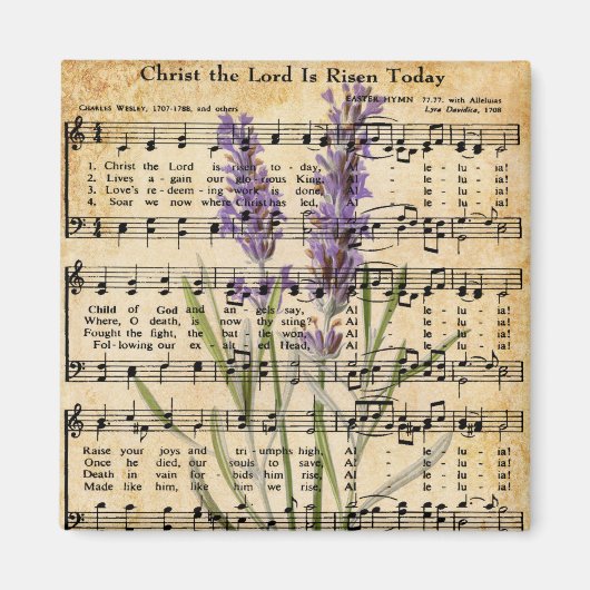 Christus, der Herr ist heute verschwiegen Magnet (Vorne)