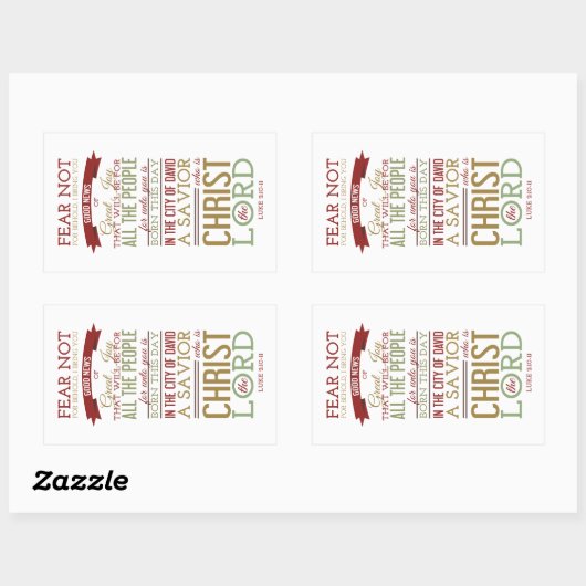 Christus der Herr Rechteckiger Aufkleber (Blatt)