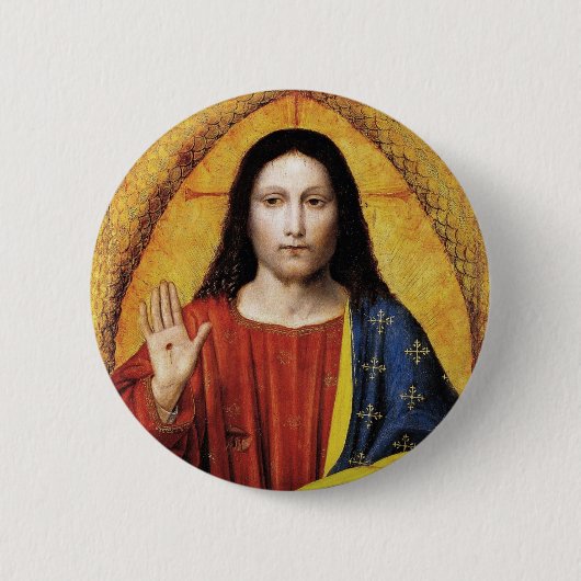 CHRISTUS DER KÖNIG BUTTON (Vorderseite)