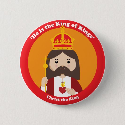 Christus der König Button (Vorderseite)