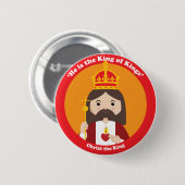 Christus der König Button (Vorne & Hinten)