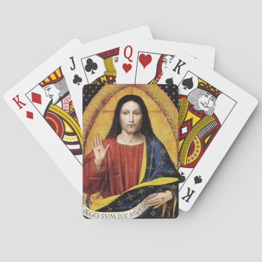 CHRISTUS DER KÖNIG SPIELKARTEN (Rückseite)