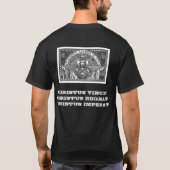 Christus der König T-Shirt (Rückseite)