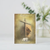 Christus der Löwe von Juda Postkarte (Stehend Vorderseite)