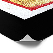 Christus der mittelalterlichen Christlichen religi Poster (Ecke)