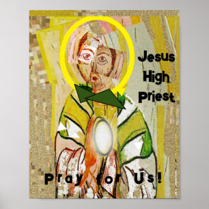 Christus der Priester Poster