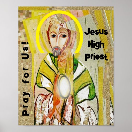 Christus der Priester Poster (Vorne)