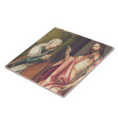 Christus der Redeemer, der eine Frau (Platte, Fliese (Seite)