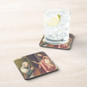 Christus der Redeemer, der eine Frau (Platte, Getränkeuntersetzer (Rechte Seite)