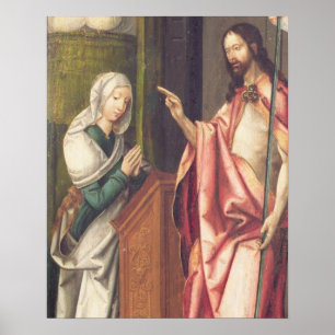 Christus der Redeemer, der eine Frau (Platte, Poster