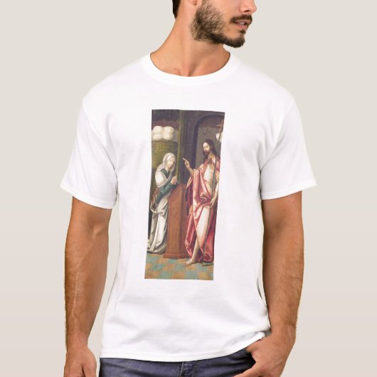 Christus der Redeemer, der eine Frau (Platte, T-Shirt (Vorderseite)