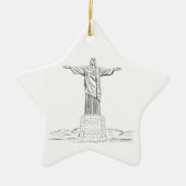 Christus der Redeemer Keramik Ornament (Vorne)