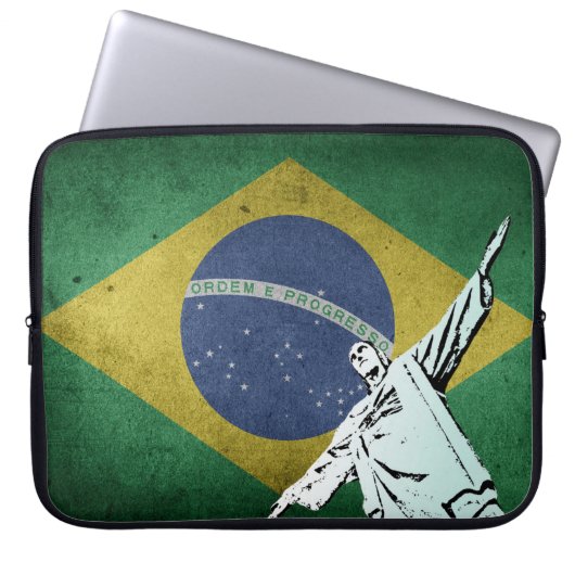 Christus der Redeemer Laptopschutzhülle (Vorderseite)