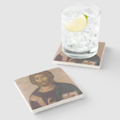Christus der Redeemer, Quelle des Lebens, Steinuntersetzer (Seitenansicht)