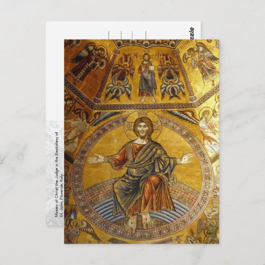 Christus der Richter, Florenz, Italien - Postkarte (Vorne/Hinten)