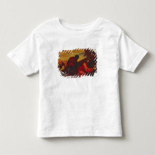 Christus, der unter das Gewicht des Kreuzes sinkt Kleinkind T-shirt