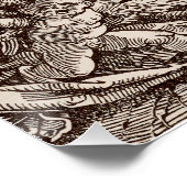 Christus, der von Engeln dem Himmel Geboren ist Poster (Ecke)