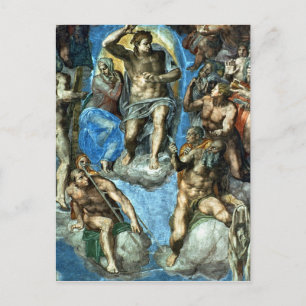 Christus, Detail aus "Das letzte Urteil" Postkarte