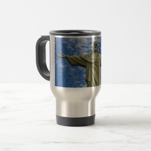 Christus die Redeemer-Reise-Tasse Reisebecher (Vorderseite Links)