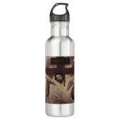 Christus Edelstahlflasche (Vorderseite)