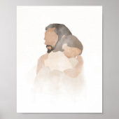 Christus Embrace, Jesus, Jesus Malerei, Kunst Poster (Vorne)