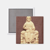 Christus enthront, byzantinisch, 10-11 Jahrhundert Magnet (Vorderseite/Rückseite)