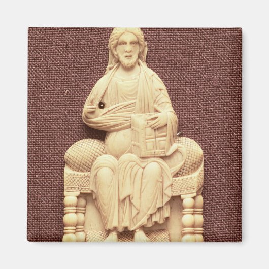 Christus enthront, byzantinisch, 10-11 Jahrhundert Magnet (Vorne)