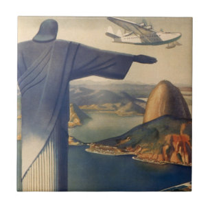 Christus-Erlöser-Statue, Rio De Janeiro, Brasilien Fliese