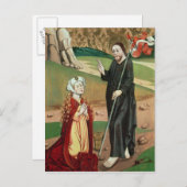 Christus erscheint Mary Magdalene Postkarte (Vorne/Hinten)