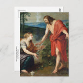 Christus erscheint Mary Magdalene von Rubens Postkarte (Vorne/Hinten)