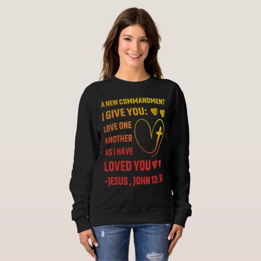 Christus Evangelium Jesus Sohn Gottes Zitat 4 Sweatshirt (Vorne ganz)