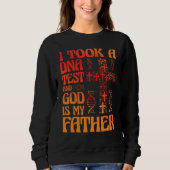 Christus Evangelium Jesus Sohn Gottes Zitat Sweatshirt (Vorderseite)