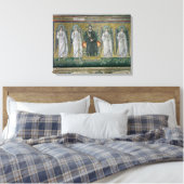 Christus fesselte sich mit den Engeln Leinwanddruck (Insitu (Schlafzimmer))