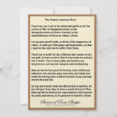 Christus, Gebete der Religionswissenschaft (Rückseite)