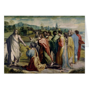 Christus Gebühr zu St Peter (Cartoon für das Sist