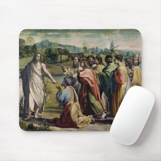 Christus Gebühr zu St Peter (Cartoon für das Sist Mousepad (Mit Mouse)